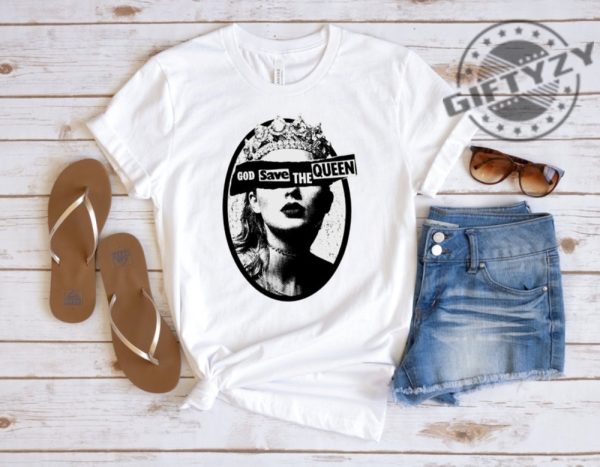 God Save The Queen Shirt Taylor Sweatshirt Taylors Version Tshirt 1989 Hoodie Folklore Evermore Reputation Shirt giftyzy 5