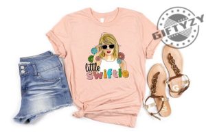 Little Swiftie Shirt Flower Taylor Girls Sweatshirt Taylor Swift Album Hoodie Swiftie Tshirt First Concert Outfits Retro Floral Little Swiftie Shirt giftyzy 3