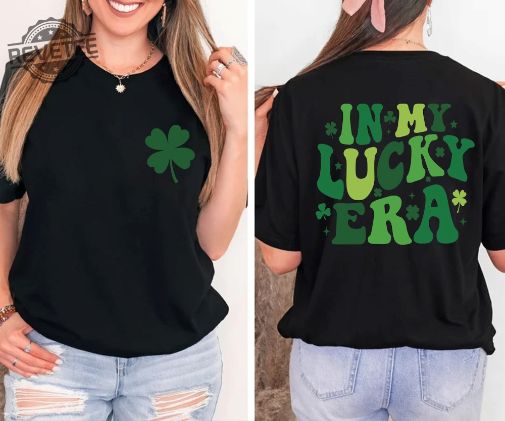 In My Lucky Era Saint Patricks Day Shirt St Patricks Saint Patricks Day Clipart St Patricks Day Womens Clothing St Patricks Day Costume Unique