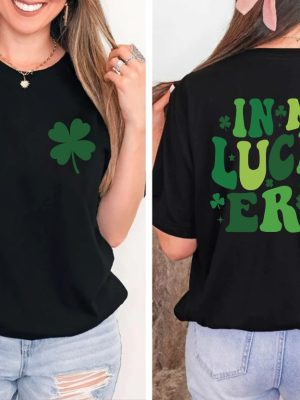 In My Lucky Era Saint Patricks Day Shirt St Patricks Saint Patricks Day Clipart St Patricks Day Womens Clothing St Patricks Day Costume Unique revetee 2