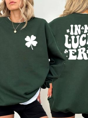 In My Lucky Era Saint Patricks Day Shirt St Patricks Saint Patricks Day Clipart St Patricks Day Womens Clothing St Patricks Day Costume Unique revetee 5