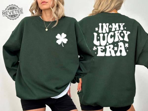 In My Lucky Era Saint Patricks Day Shirt St Patricks Saint Patricks Day Clipart St Patricks Day Womens Clothing St Patricks Day Costume Unique revetee 5