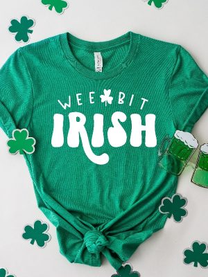 St. Patricks Day Shirt Wee Bit Irish Shirt Saint Patricks Day Clipart St Patricks Day Womens Clothing St Patricks Day Costume Unique revetee 3