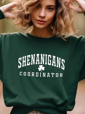 Shenanigans Coordinator Sweatshirt St Patricks Day Costume St Patricks Day Womens Clothing St Patricks Day Tshirts Unique revetee 2