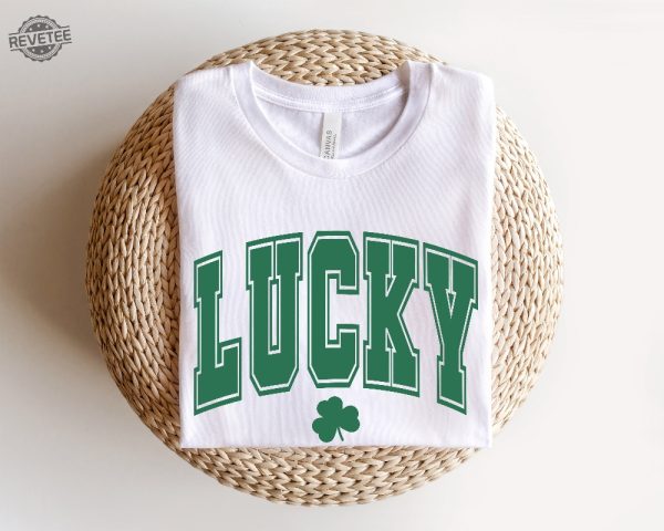 St Patricks Day Lucky Sweatshirt Womens St Pattys Shirt St Patricks Day Costume St Patricks Day Womens Clothing St Patricks Day Tshirts Unique revetee 1