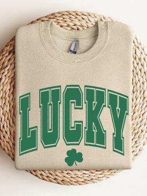 St Patricks Day Lucky Sweatshirt Womens St Pattys Shirt St Patricks Day Costume St Patricks Day Womens Clothing St Patricks Day Tshirts Unique revetee 4