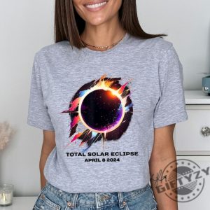 Total Solar Eclipse April 8 2024 Shirt Spring America Eclipse Souvenir Sweatshirt Eclipse Event 2024 Tshirt Astronomy Lover Hoodie Celestial Gift giftyzy 4