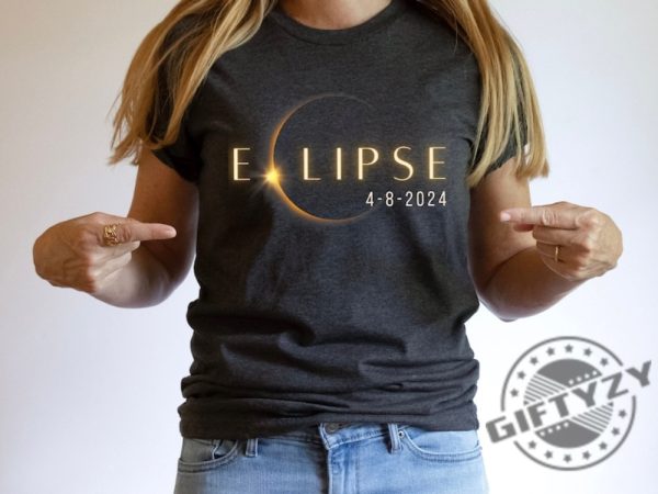 Total Solar Eclipse Twice In A Lifetime 2024 Shirt April 8 2024 Hoodie Usa Map Sweatshirt Path Of Totality Tshirt Spring America Eclipse Souvenir Gift giftyzy 1