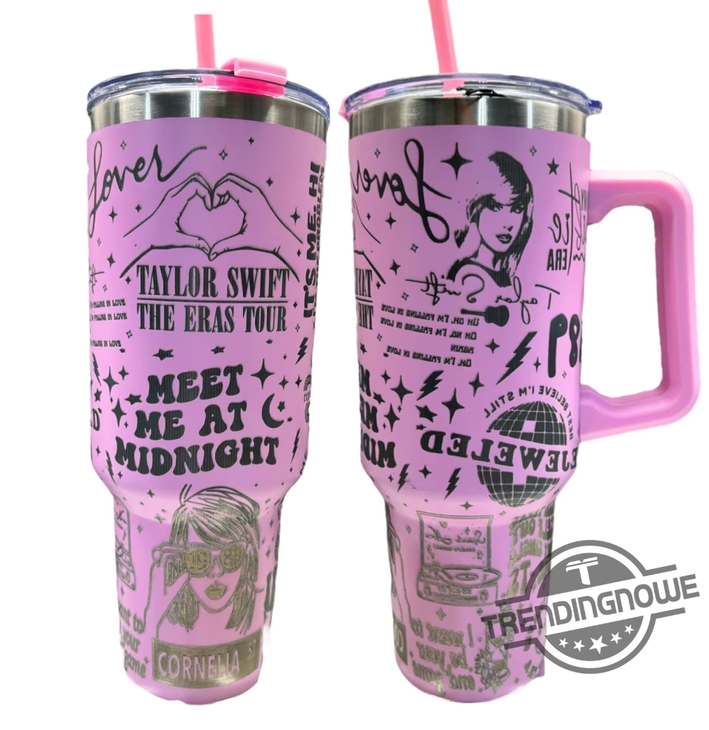 Limited Edition Taylor Swift Stanley Cup 40Oz Tumbler Swiftie Music Cup Stanley Tumbler Gift For Fan Swifties