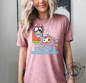 I Slipped On My Beans Bluey Shirt Bingo Disney Sweatshirt Dog Family Shirt Kids Disney Tshirt Cartoon Character Hoodie Bluey And Bingo Shirt giftyzy 2