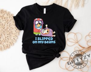 I Slipped On My Beans Bluey Shirt Bingo Disney Sweatshirt Dog Family Shirt Kids Disney Tshirt Cartoon Character Hoodie Bluey And Bingo Shirt giftyzy 4