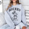 Mickey Mouse Sweatshirt Mickey Sweatshirt Mickey Mouse Sweater Mickey Mouse Hoodie Mickey Sweatshirt Unique revetee 1