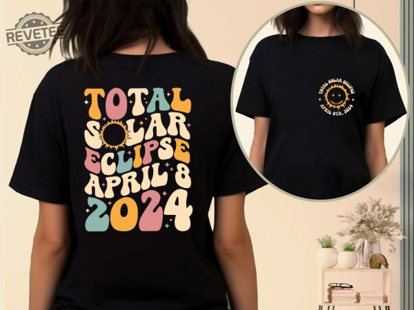 Solar Eclipse 2024 Shirt Doublesided Shirt April 8Th 2024 Shirt Eclipse Event 2024 Shirt Celestial Shirt Gift For Eclipse Lover Unique revetee 2