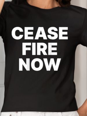 Hunter Schafer Cease Fire Now Shirt Unique Hunter Schafer Cease Fire Now Hoodie Hunter Schafer Cease Fire Now Sweatshirt revetee 2