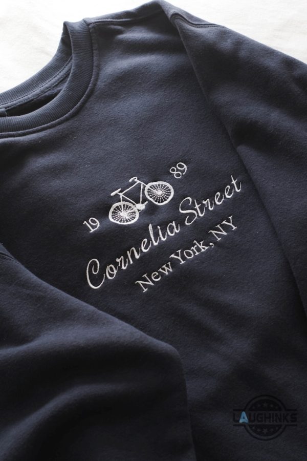 cornelia street shirt sweatshirt hoodie embroidered 29 23 cornelia street cafe nyc new york shirts taylor swift embroidered tshirt 1989 cruel summer swifties gift laughinks 2