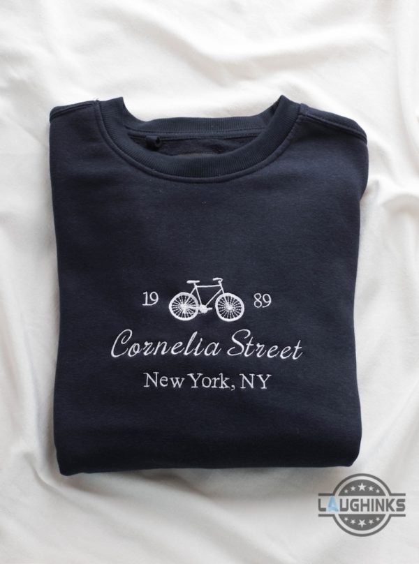cornelia street shirt sweatshirt hoodie embroidered 29 23 cornelia street cafe nyc new york shirts taylor swift embroidered tshirt 1989 cruel summer swifties gift laughinks 4