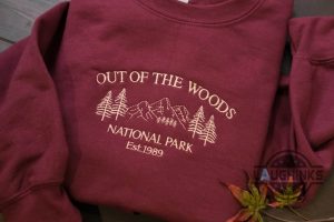 out of the woods embroidered sweatshirt tshirt hoodie mens womens 1989 taylor swift national park out of the woods song embroidery shirts gift for swifites laughinks 7