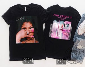 Pink Friday 2 Airbrush Nicki Minaj 2 Sided Shirt Nicki Minaj Tour Sweatshirt Nicki Minaj Hoodie Nicki Minaj Tshirt Pink Friday 2 World Tour Shirt giftyzy 4