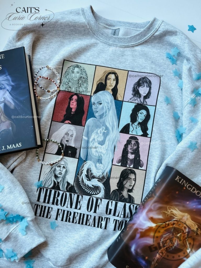 Fireheart Throne Of Glass Concert Shirt giftyzy 1