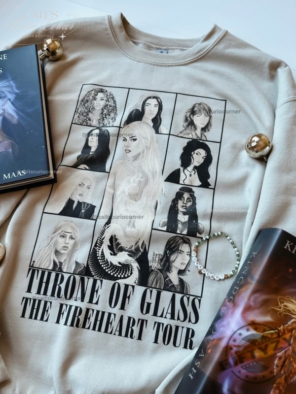 Throne Of Glass The Fireheart Tour Concert Shirt giftyzy 1