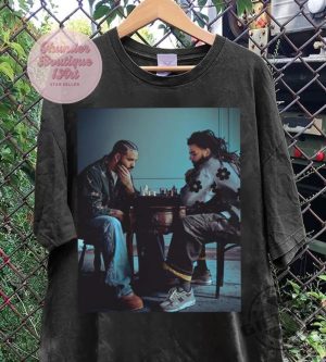 Vintage Drake J.Cole Its All A Blur Tour 2024 Shirt Retro Big As The What Tour 90S Rap Tshirt Hip Hop Rap Sweatshirt Drake J.Cole Hoodie Gift For Fans giftyzy 3