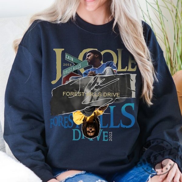 Vintage J.Coles 2014 Forest Hills Drive Album 90S Rap Music Shirt Paper Collage Rapper Album Vintage Sweatshirt J.Coles Hoodie Trendy Hoodie Retro Unisex Shirt giftyzy 2