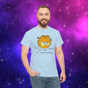 You Are Not Immune To Propaganda Shirt Garfield You Are Not Immune To Propaganda Shirt Unique revetee 3