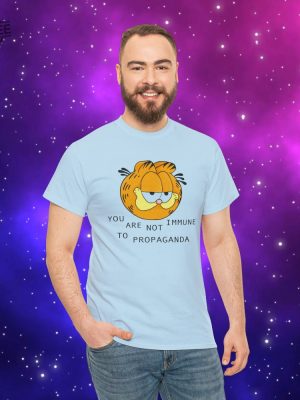 You Are Not Immune To Propaganda Shirt Garfield You Are Not Immune To Propaganda Shirt Unique revetee 3