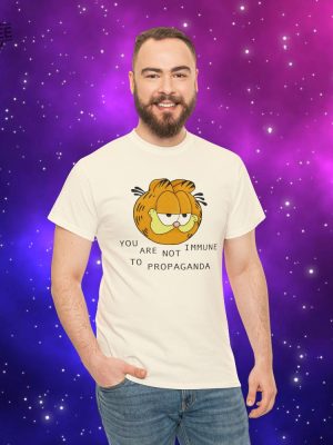 You Are Not Immune To Propaganda Shirt Garfield You Are Not Immune To Propaganda Shirt Unique revetee 4