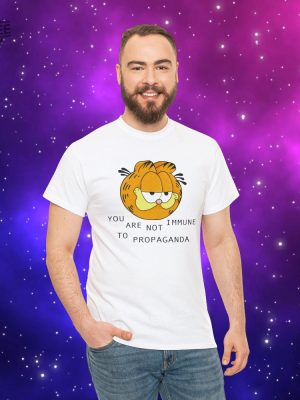 You Are Not Immune To Propaganda Shirt Garfield You Are Not Immune To Propaganda Shirt Unique revetee 5