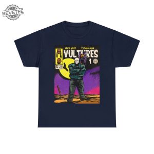 Vultures 1 Kanye West Ty Dolla Sign Album Vintage Comic Artwork T Shirt Unisex Heavy Cotton Tee Express Delivery Available Unique revetee 3