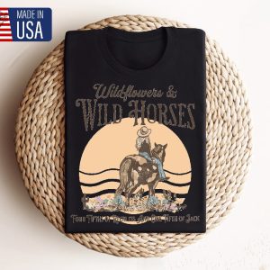 Nashville Shirt Country Concert Top Lainey Wilson Shirt Wildflowers Wild Horseswestern Shirt For Her Oversized Rodeo T Shirt Unique revetee 2