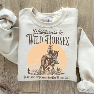 Nashville Shirt Country Concert Top Lainey Wilson Shirt Wildflowers Wild Horseswestern Shirt For Her Oversized Rodeo T Shirt Unique revetee 3