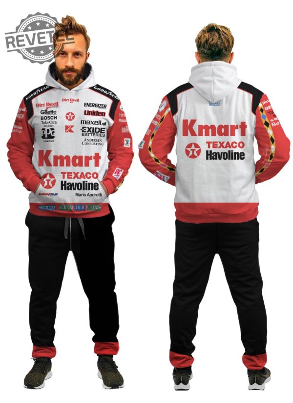 Mario Andretti Shirt Hoodie Racing Uniform Clothes Sweatshirt Zip Hoodie Sweatpant Unique revetee 3