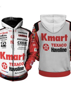 Mario Andretti Shirt Hoodie Racing Uniform Clothes Sweatshirt Zip Hoodie Sweatpant Unique revetee 6