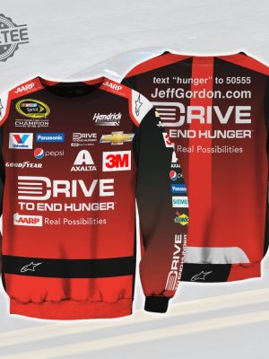 Jeff Gordon 2015 Shirt Hoodie Racing Uniform Clothes Sweatshirt Zip Hoodie Sweatpant Unique revetee 4