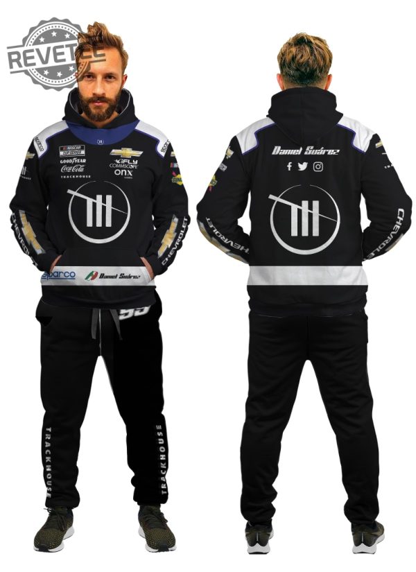 Daniel Suarez Nascar 2022 Shirt Hoodie Racing Uniform Clothes Sweatshirt Zip Hoodie Sweatpant Unique revetee 2