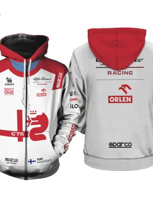 Kimi Raikkonen Formula 1 2022 Shirt Hoodie Racing Uniform Clothes Sweatshirt Zip Hoodie Sweatpant Unique revetee 2