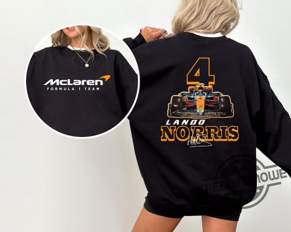 Lando Norris Formula One Sweatshirt F1 Two Sides Sweatshirt Lando Norris Shirt Norris F1 Sweater Lando Norris 4 F1 Two Sides Shirt trendingnowe 1