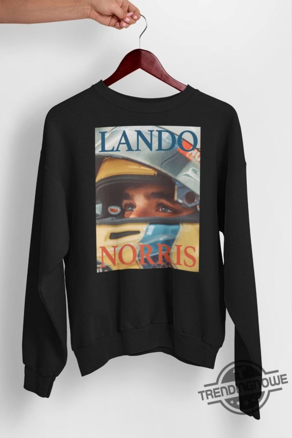 Lando Norris T Shirt Lando Norris Hoodie Racing Team Sweatshirt Driver Shirt Fan Gift Nor4 Top Grand Prix Shirt Racing Driver Fan Tee trendingnowe 1