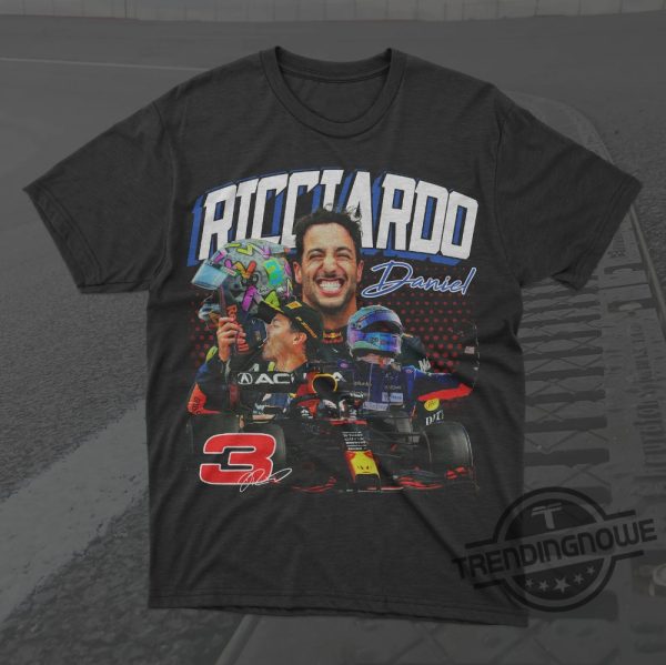 Daniel Ricciardo Formula 1 Racing Shirt F1 2024 Helmet Shirt Daniel Ricciardo Formula One Tee Gifts For Daniel Ricciardo Fan F1 Gifts trendingnowe 1