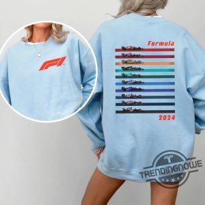 Racing Inspired Cars 2024 Shirt Hoodie Sweatshirt Formula Fan Pullover Paddock Club Shirt Formula Sweatshirt Gift F1 Shirt 2024 trendingnowe 3