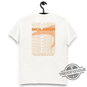 Mclaren F1 Shirt Enthusiast Tee Gift Merchandising F1 Shirt Retro Comfort Racing Clothing trendingnowe 3