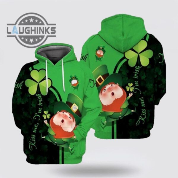 st patricks day hoodie st patricks day over print 3d hoodie tshirt sweatshirt mens womens irish saint pattys day gift lucky clovers shamrock tee laughinks 1 1