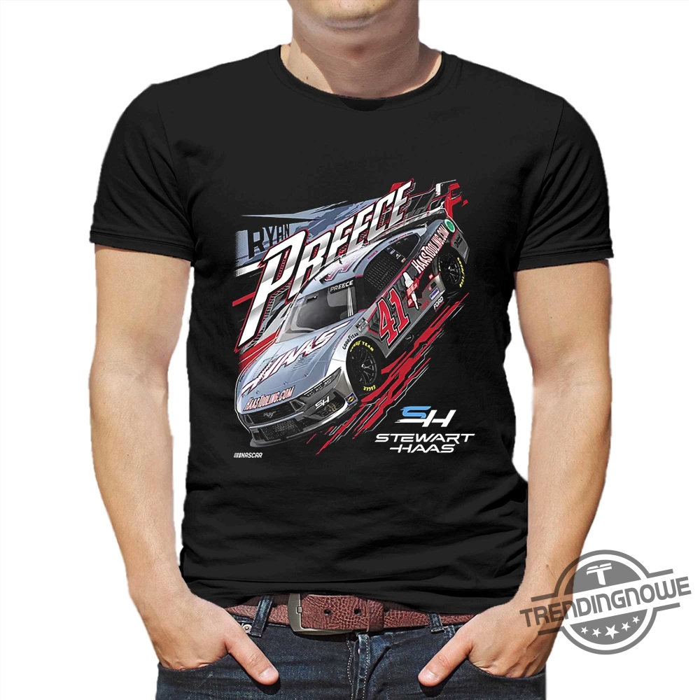Ryan Preece Stewart Haas Shirt Racing Team Collection Haas Tooling Car T Shirt 9 Ryan Preece Stewart Haas Shirt Racing Team Collection Haas Tooling Car T Shirt