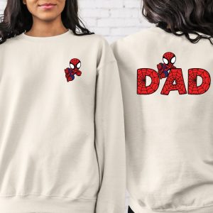 2 Side Spiderman Family Sweatshirt Custom Family Spider Shirt Spiderman Matching Shirt Spiderman Shirt Target Spiderman Birthday Shirt Unique revetee 3