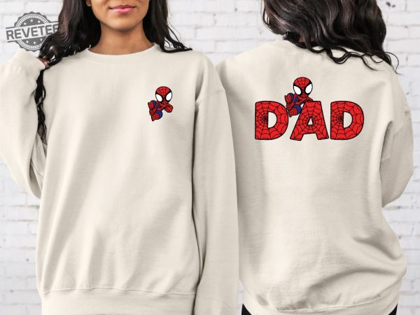 2 Side Spiderman Family Sweatshirt Custom Family Spider Shirt Spiderman Matching Shirt Spiderman Shirt Target Spiderman Birthday Shirt Unique revetee 3