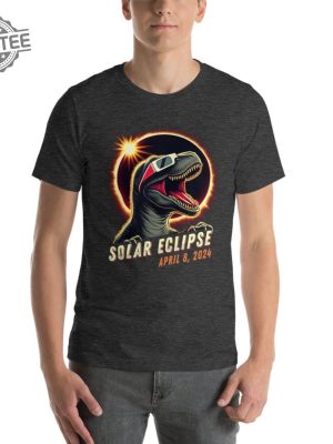 Totality Dinosaur Shirt Path Of Totality Shirt Dinosaur Astronomy Party April 8 2024 Total Solar Eclipse Astrology Celestial Event Unique revetee 2