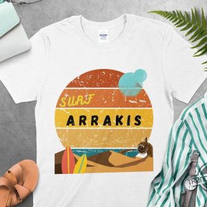 Dune Shirt Sweatshirt Arrakis Shirt Vintage Distressed Surf T Shirt Sci Fi Classic Shirt trendingnowe 2