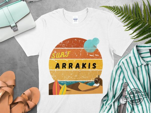 Dune Shirt Sweatshirt Arrakis Shirt Vintage Distressed Surf T Shirt Sci Fi Classic Shirt trendingnowe 2